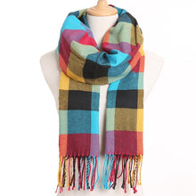 Load image into Gallery viewer, [VIANOSI] 2019 Plaid Winter Scarf Women Warm Foulard Solid Scarves Fashion Casual Scarfs Cashmere Bufandas Hombre