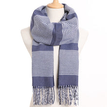 Load image into Gallery viewer, [VIANOSI] 2019 Plaid Winter Scarf Women Warm Foulard Solid Scarves Fashion Casual Scarfs Cashmere Bufandas Hombre