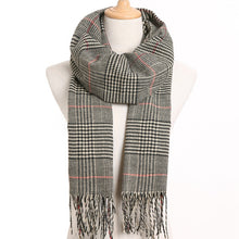 Load image into Gallery viewer, [VIANOSI] 2019 Plaid Winter Scarf Women Warm Foulard Solid Scarves Fashion Casual Scarfs Cashmere Bufandas Hombre
