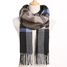 Load image into Gallery viewer, [VIANOSI] 2019 Plaid Winter Scarf Women Warm Foulard Solid Scarves Fashion Casual Scarfs Cashmere Bufandas Hombre