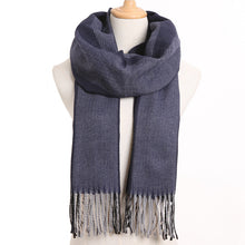 Load image into Gallery viewer, [VIANOSI] 2019 Plaid Winter Scarf Women Warm Foulard Solid Scarves Fashion Casual Scarfs Cashmere Bufandas Hombre