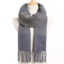 Load image into Gallery viewer, [VIANOSI] 2019 Plaid Winter Scarf Women Warm Foulard Solid Scarves Fashion Casual Scarfs Cashmere Bufandas Hombre