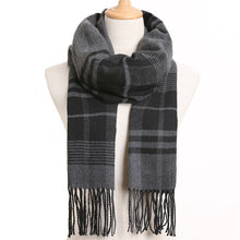 Load image into Gallery viewer, [VIANOSI] 2019 Plaid Winter Scarf Women Warm Foulard Solid Scarves Fashion Casual Scarfs Cashmere Bufandas Hombre